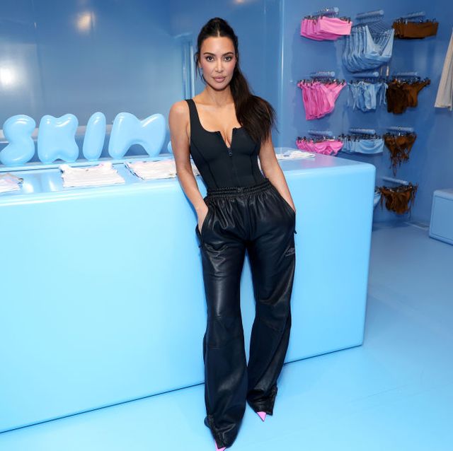 NEW YORK, NY- May 16: Kim Kardashian at SKIMS pop up shop at