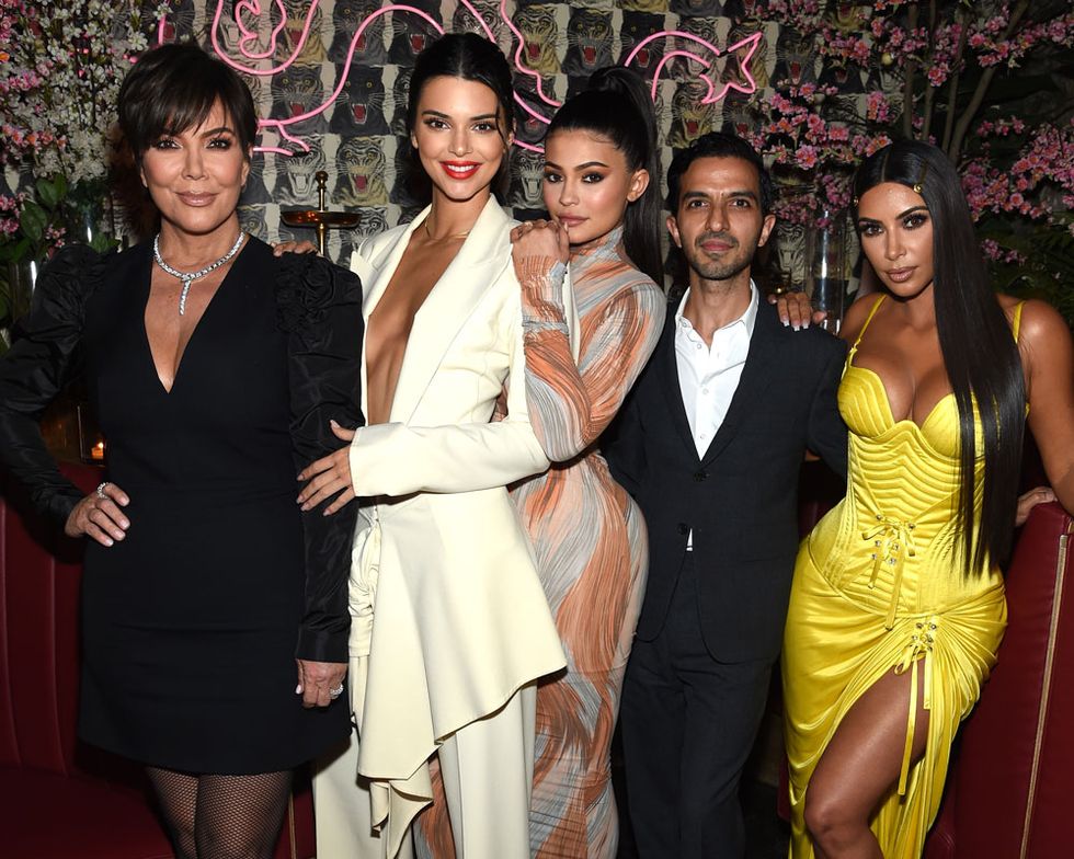 Kim Kardashian yellow Versace dress