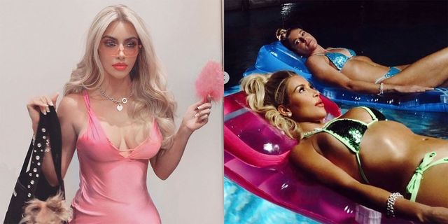 Kim Kardashian's Legally Blonde Halloween Costume Featured The Tiffany &  Co. Necklace That Defined Elle Woods's Signature Look