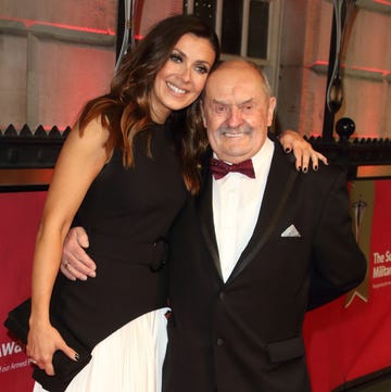 Kym Marsh and father David Marsh kym marsh and her father david marsh the sun military awards, london, uk 06 feb 2020
