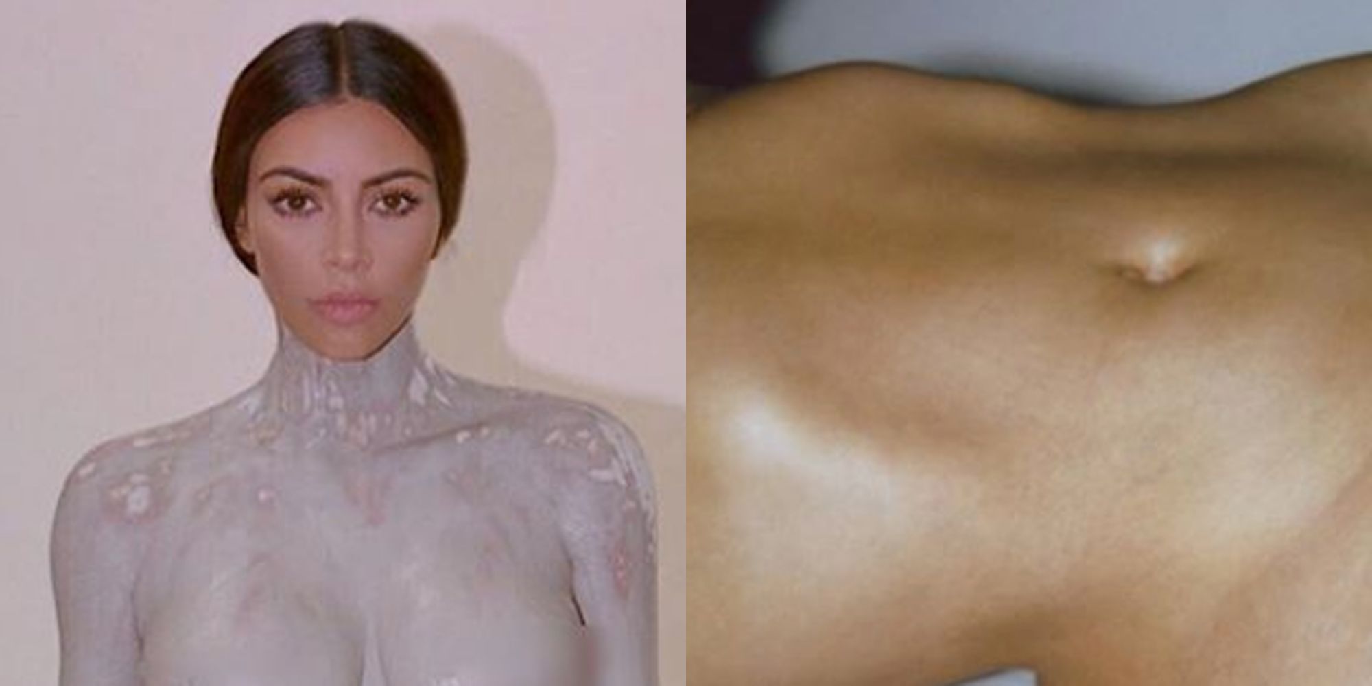 Kim Kardashian Announces KKW Body Perfume - Kim Shares Mostly Nude Photos  to Promote Fragrance