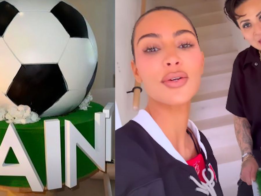 Kim Kardashian Cheers Saint On At Soccer Game: Photos – Hollywood Life