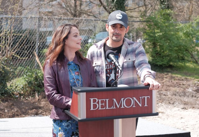 Brad Paisley and Kimberly Williams-Paisley Officially Break Ground For Free Grocery Site The Store