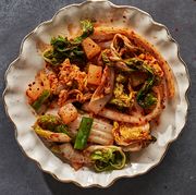 napa cabbage and daikon kimchi