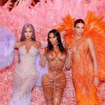 exclusive coverage, special rates apply kylie jenner, kim kardashian west and kendall jenner attend the 2019 met gala celebrating camp notes on fashion at metropolitan museum of art on may 06, 2019 in new york city photo by kevin tachmanmg19getty images for the met museumvogue