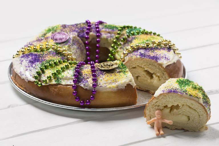 King Cake Recipe {Traditional Mardi Gras Dessert} - What A Girl Eats
