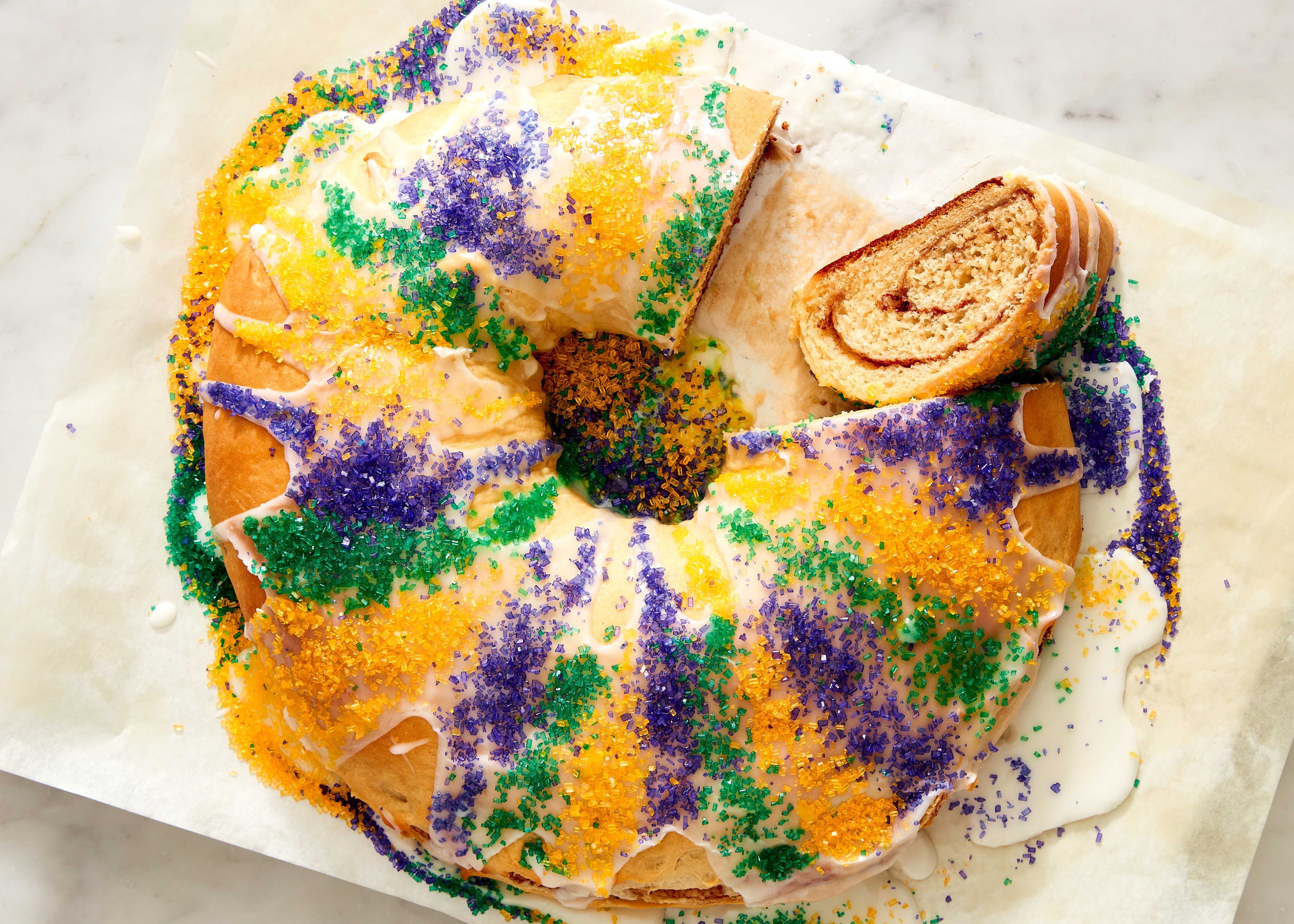 Traditional Mardi Gras King Cake Recipe – Sugar Geek Show