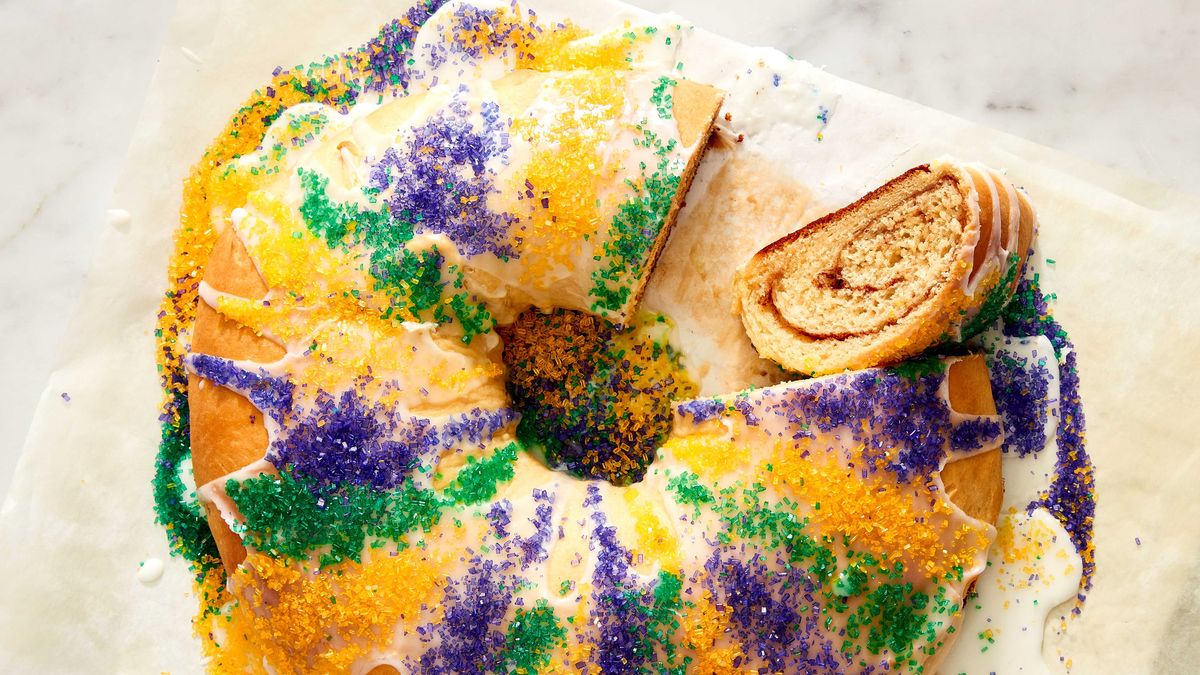 preview for Your Mardi Gras Celebration Isn't Complete Without Classic King Cake