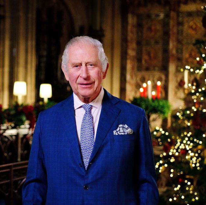 windsor, england december 13 in this image released on december 23, king charles iii is seen during the recording of his first christmas broadcast in the quire of st georges chapel at windsor castle, on december 13, 2022 in windsor, england photo by victoria jones poolgetty images