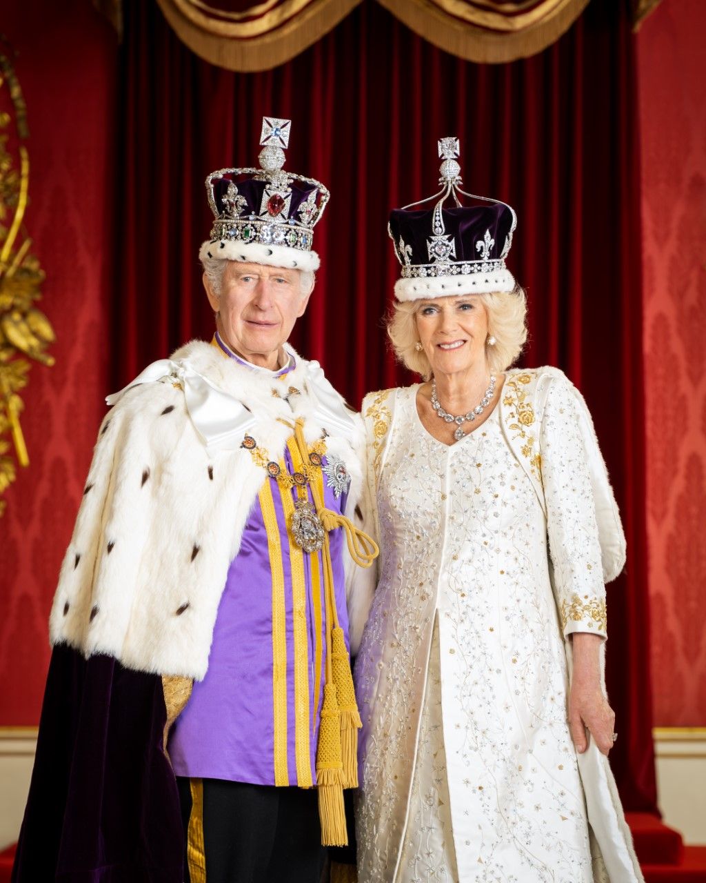 King Charles III and Queen Camilla are crowned in London : NPR