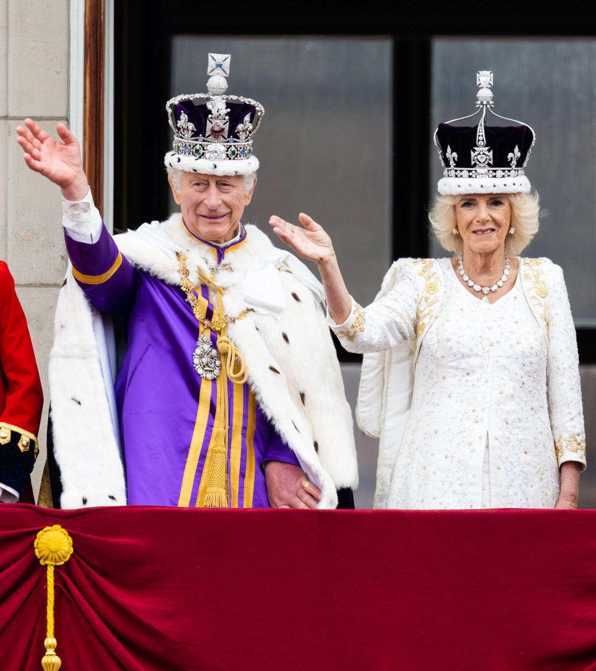 king charles iii and queen camilla coronation day