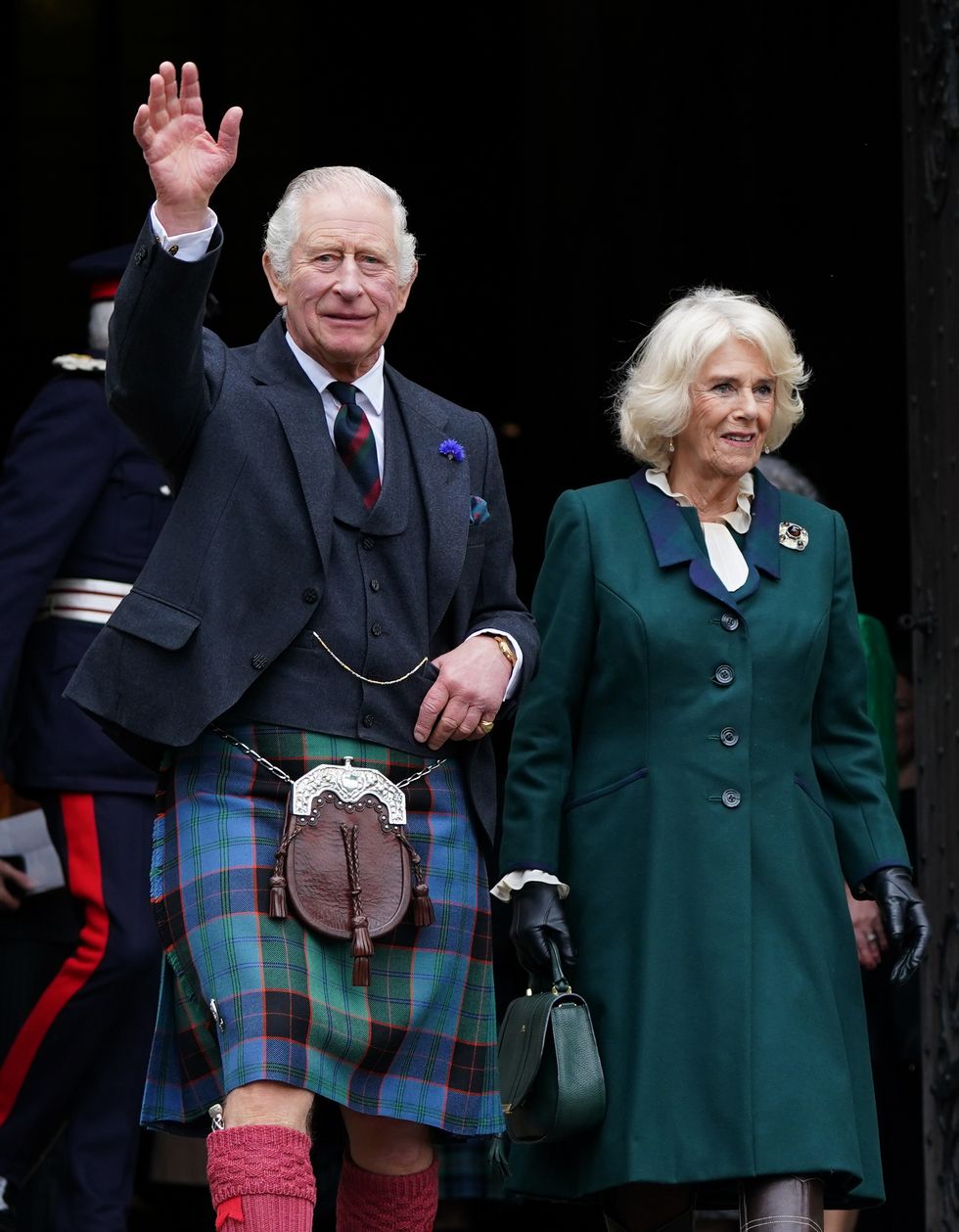 the king and queen consort visit scotland