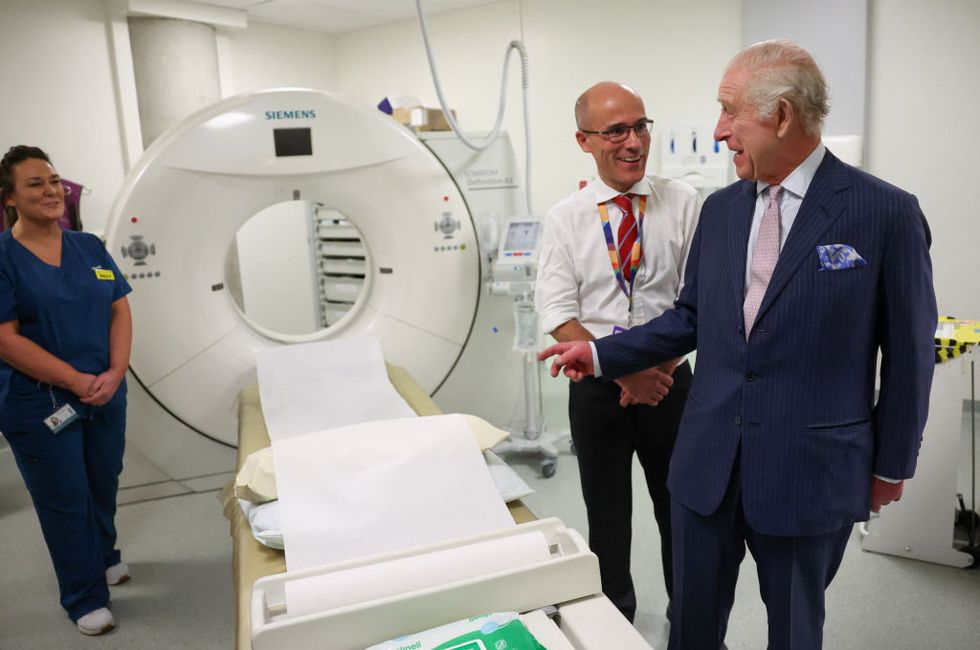 king charles iii and queen camilla visit university college hospital macmillan cancer centre