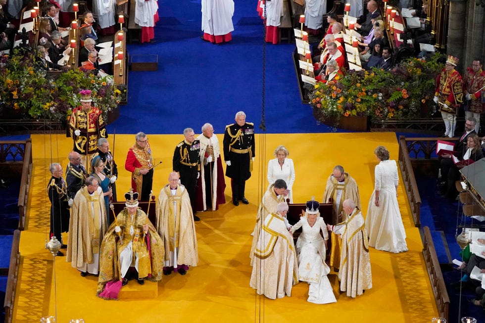 los reyes en su coronación