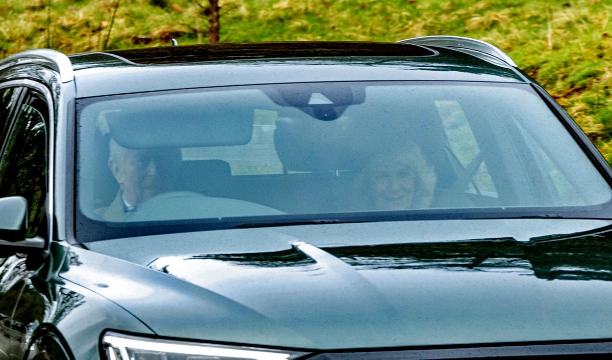 King Charles Attends Church Near Balmoral on Queen Elizabeth's 98th ...