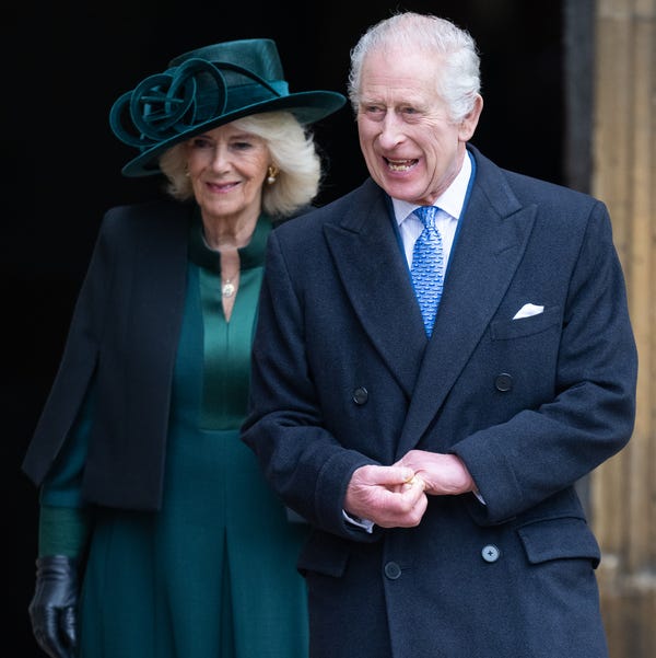 King Charles III and Queen Consort Camilla Are All Smiles at Easter Service