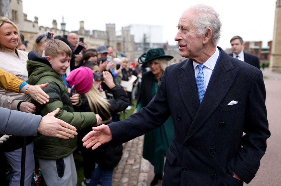 King Charles III and Queen Camilla are All Smiles at Easter Service