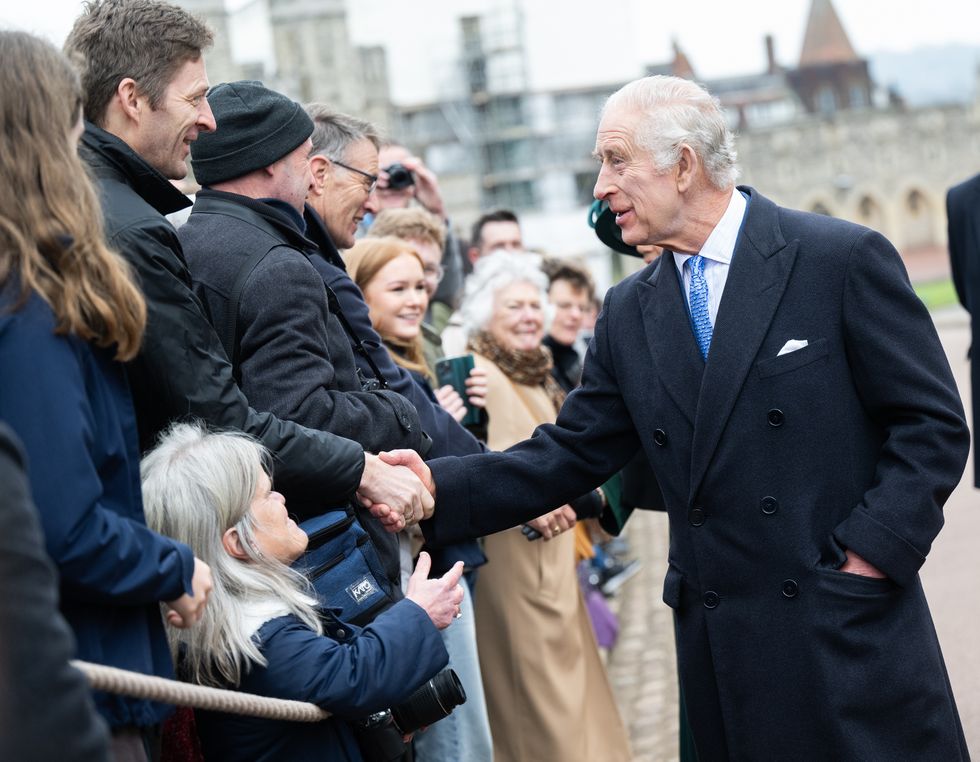 the royal family attend the 2024 easter service