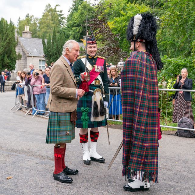 king charles iii receives official welcome at balmoral castle