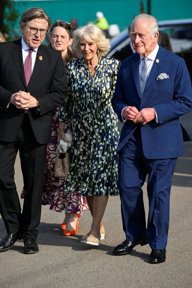 king charles queen camilla chelsea flower show