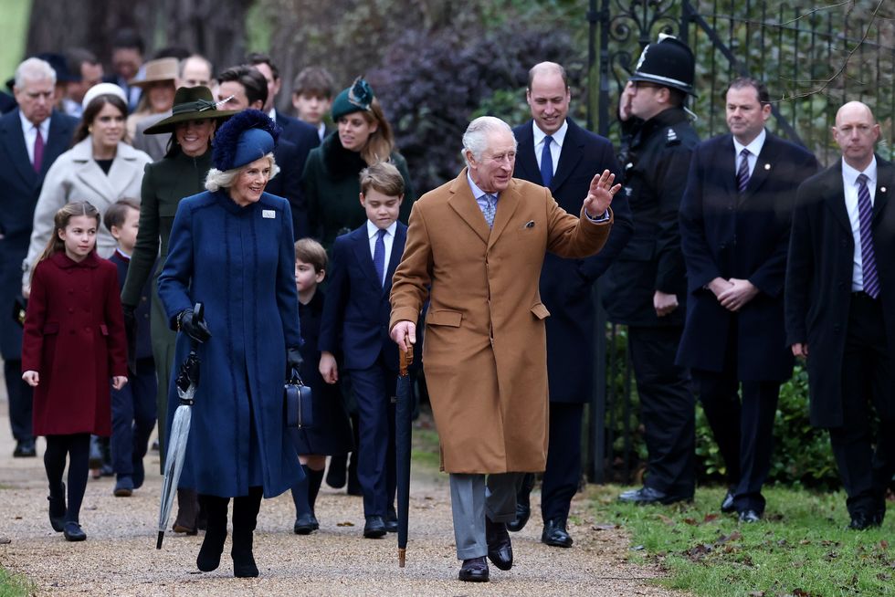 royal family head to church on christmas 2023