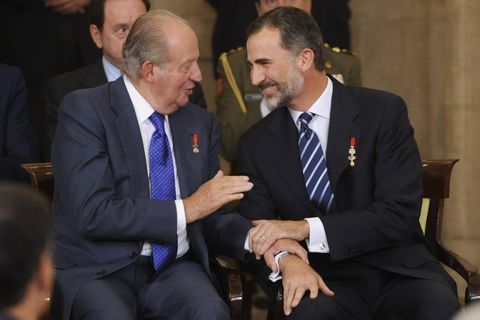 spanish royals attend the 30th anniversary of spain being part of european communities
