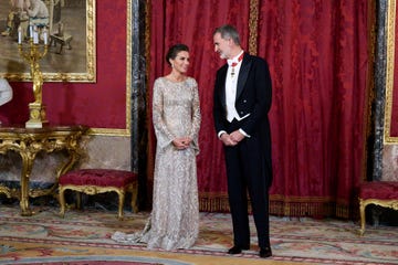 los reyes reciben al emir de qatar, sheikh tamim y sheikha jawahir bint hamad al thani