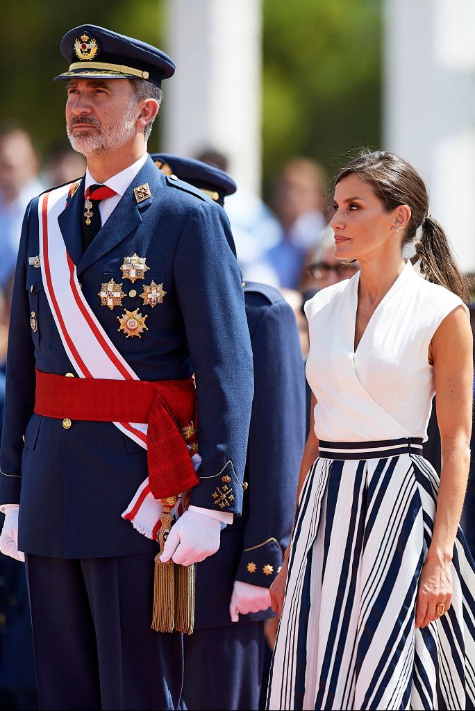 Spanish Royals Attend a Military Event in Murcia