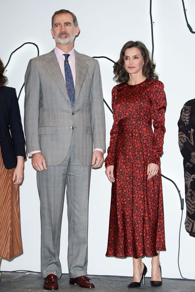 Los reyes Felipe y Letizia en ARCO 2020