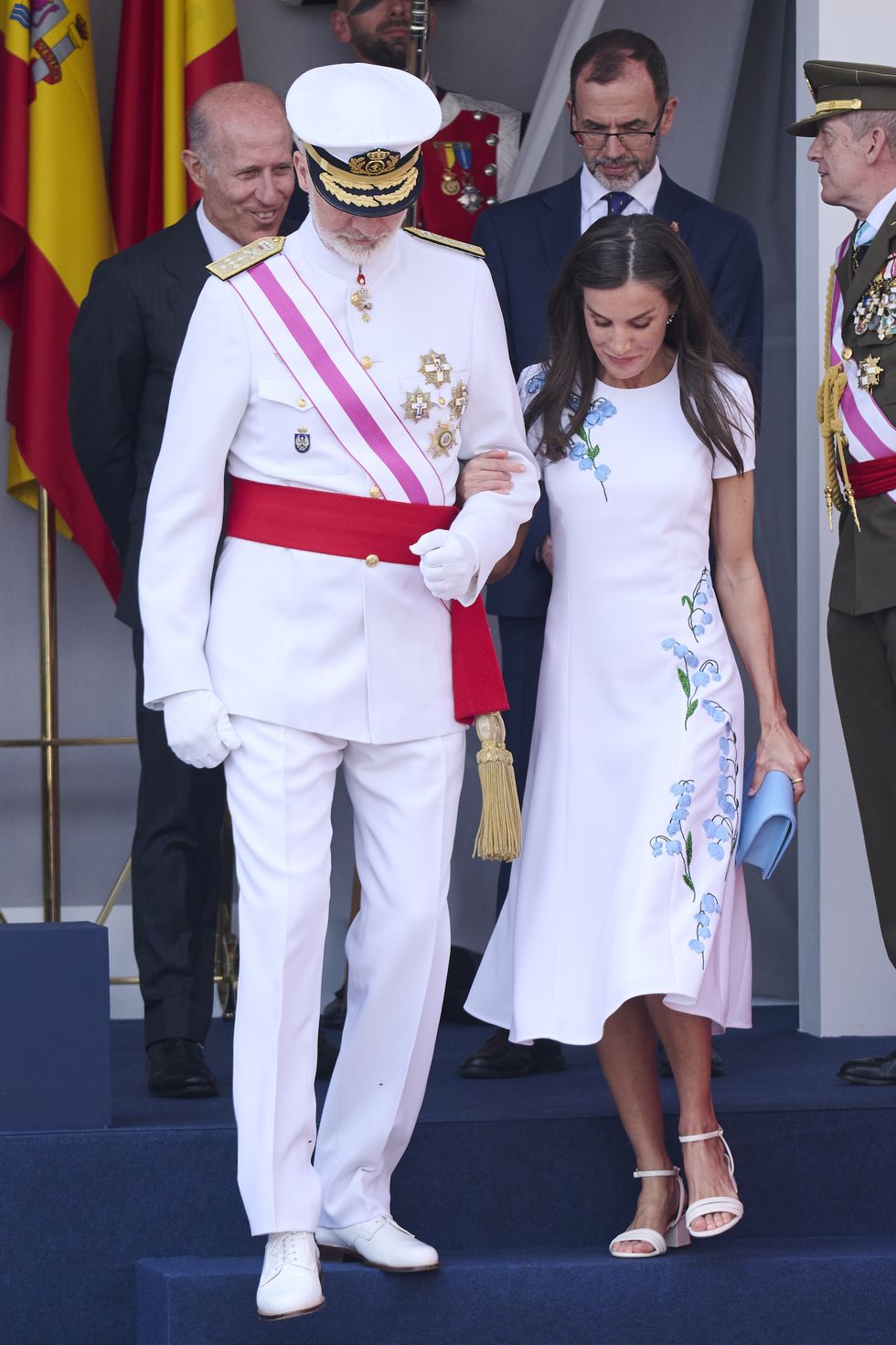 spanish royals attend armed forces day