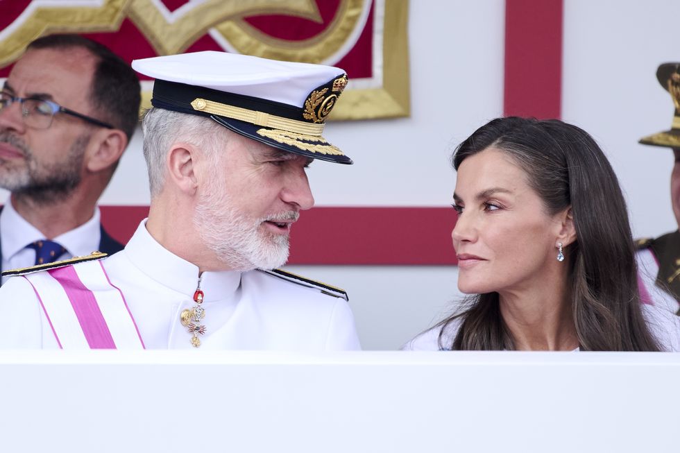 spanish royals attend armed forces day