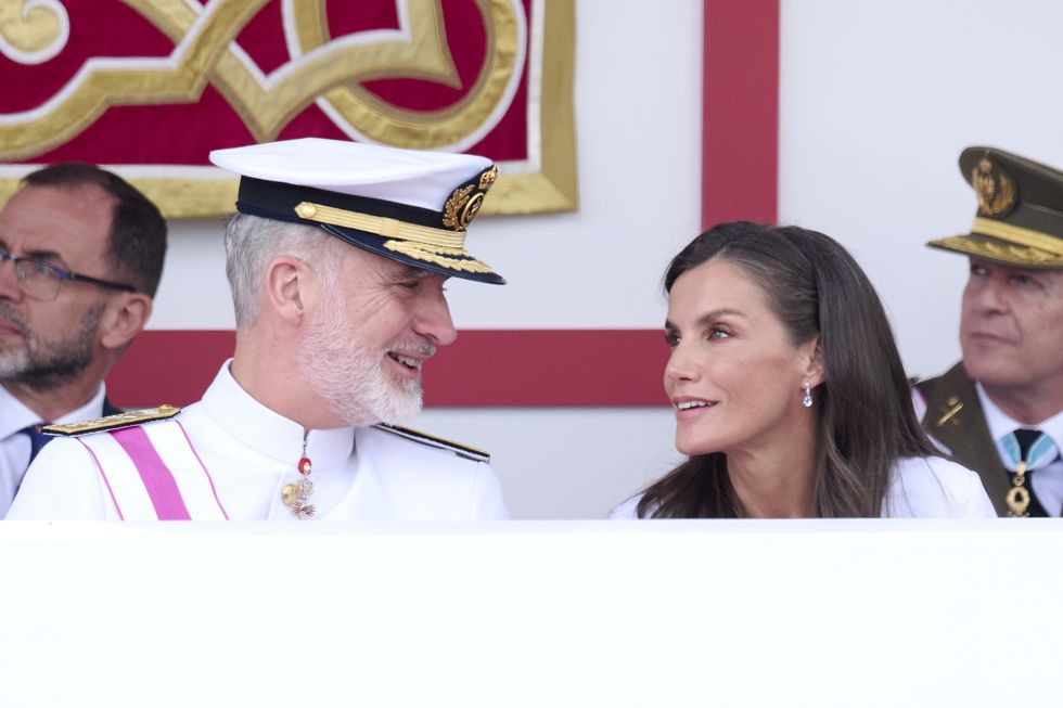 spanish royals attend armed forces day