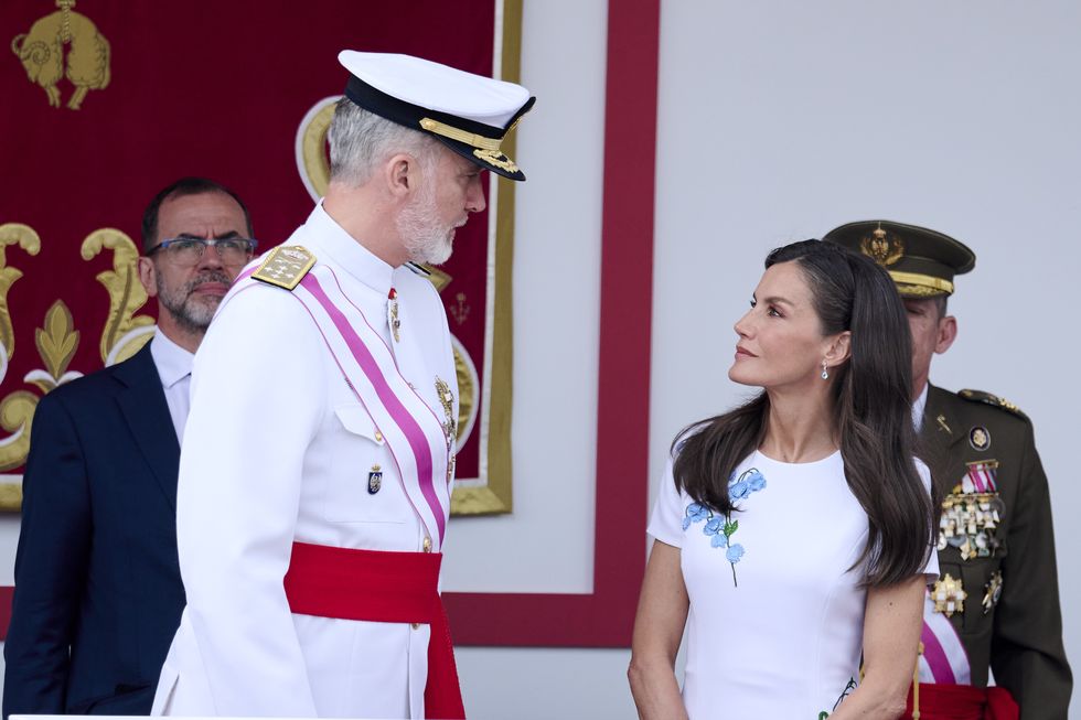 spanish royals attend armed forces day