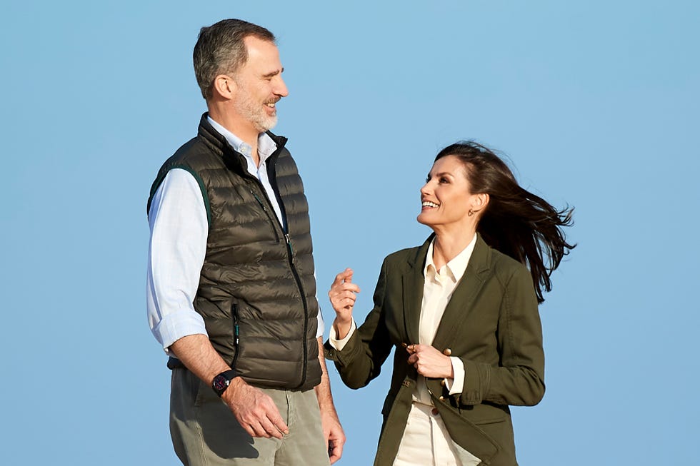 los reyes felipe vi y letizia en doñana, en 2014