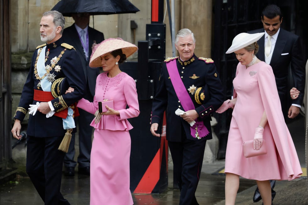 their majesties king charles iii and queen camilla coronation day