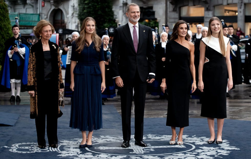 sofia de borbon en los premios princesa de asturias 2023