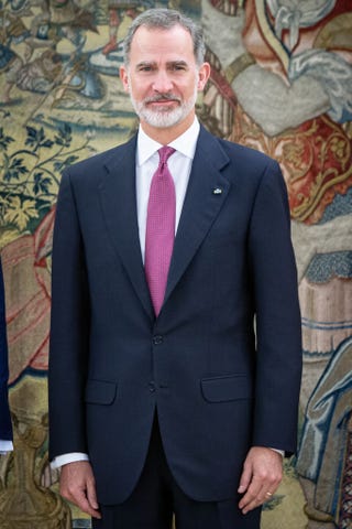 king felipe vi of spain receives qatar's emir sheikh tamim bin hamad al thani