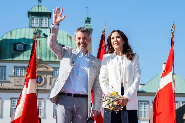 danish royal couple welcomed at fredensborg castle