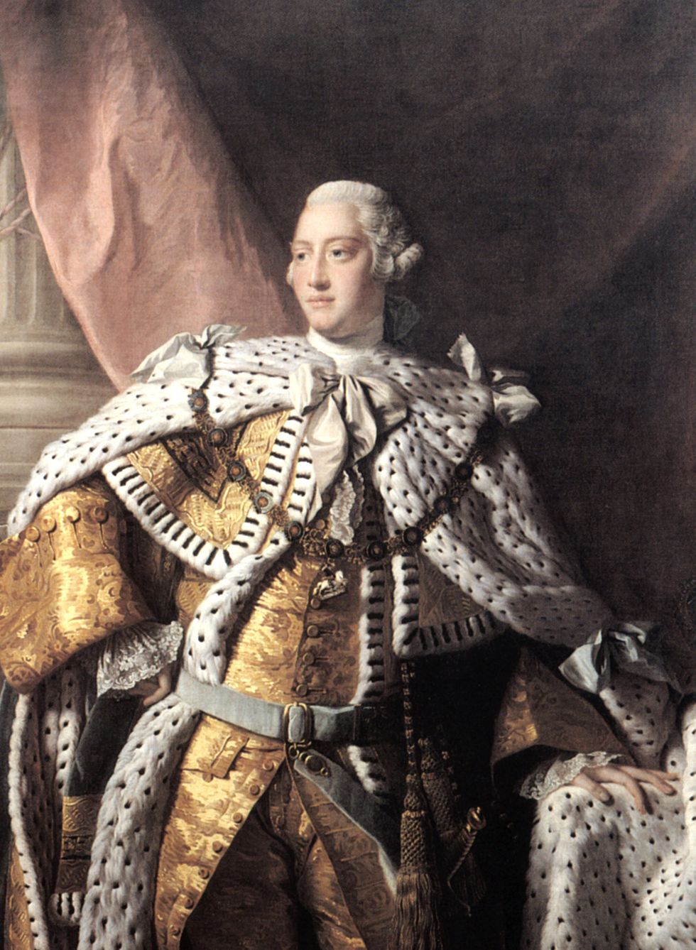 a portrait of king george iii of england