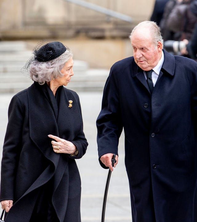 los reyes eméritos don juan carlos y doña sofía