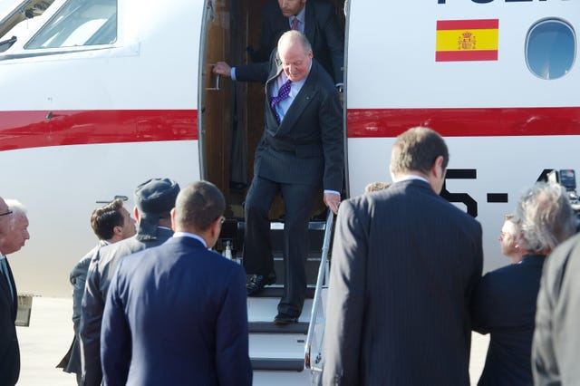 king juan carlos of spain visits morocco   day 1