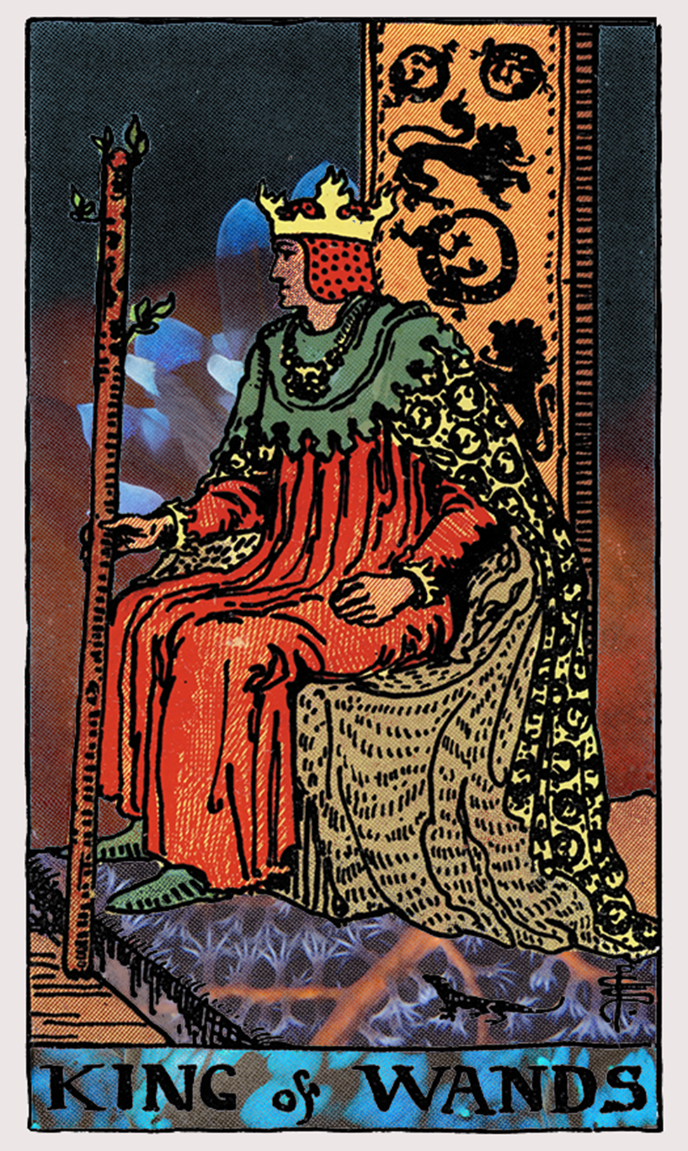 king of wands tarot card