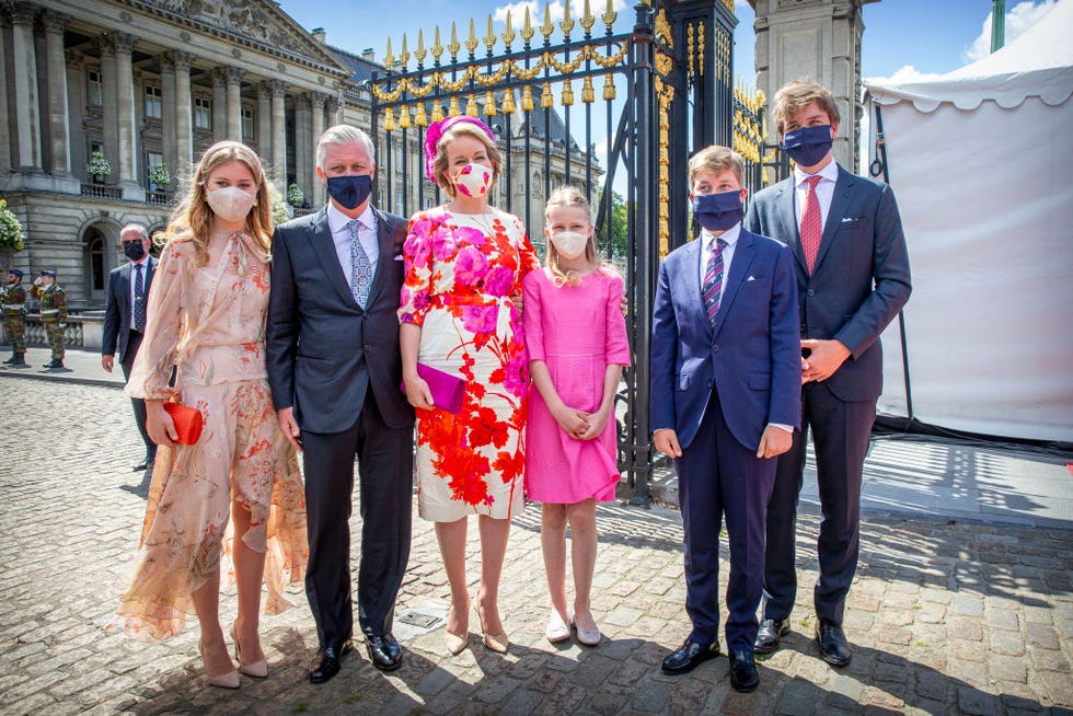 See King Philippe, Queen Mathilde & More Royals At Belgian National Day 