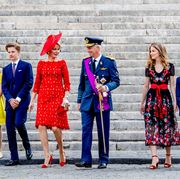 belgian royals attend national day