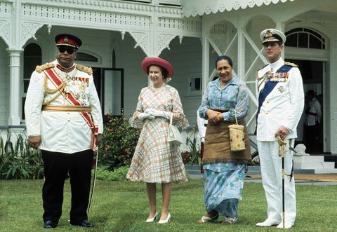 Queen Elizabeth II Visits Tonga