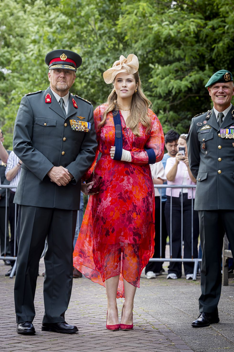 King Willem Alexander of the Netherlands & Princess Amalia Attend Presentation of Princess Catharina Amalia's Regiment