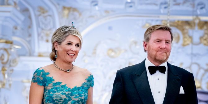 Holandská kráľovná Máxima nosí na štátnej bankete na Slovensku úchvatnú smaragdovú korunu