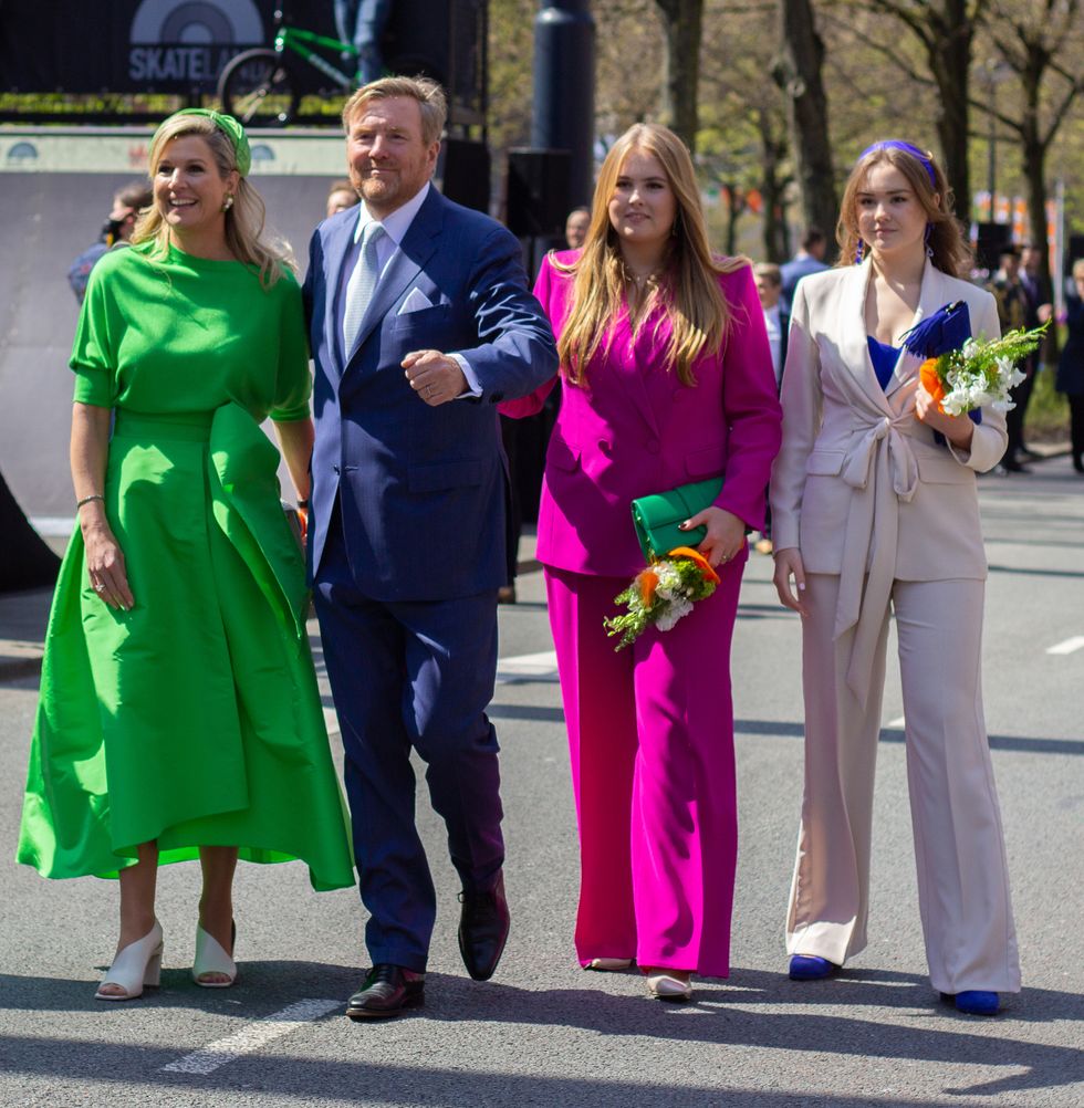 dutch royal family celebrates kingsday in rotterdam