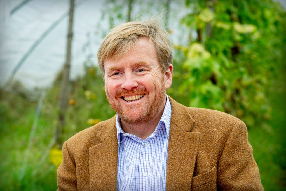 king willem alexander of the netherlands visits cooperation farmers in boxtel