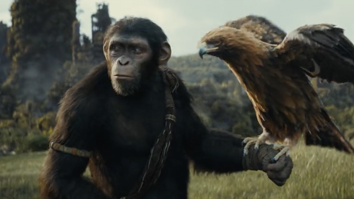 preview for Kingdom of the Planet of the Apes trailer (20th Century Studios)